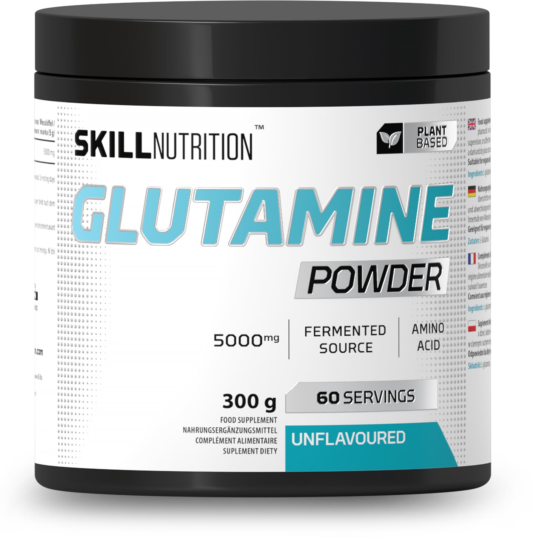 Skill Nutrition beskoniai glutamino milteliai – 300 g