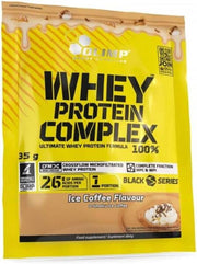 Olimp Nutrition išrūgų baltymų kompleksas 100 %, ledinė kava - 35 g (1 porcija)