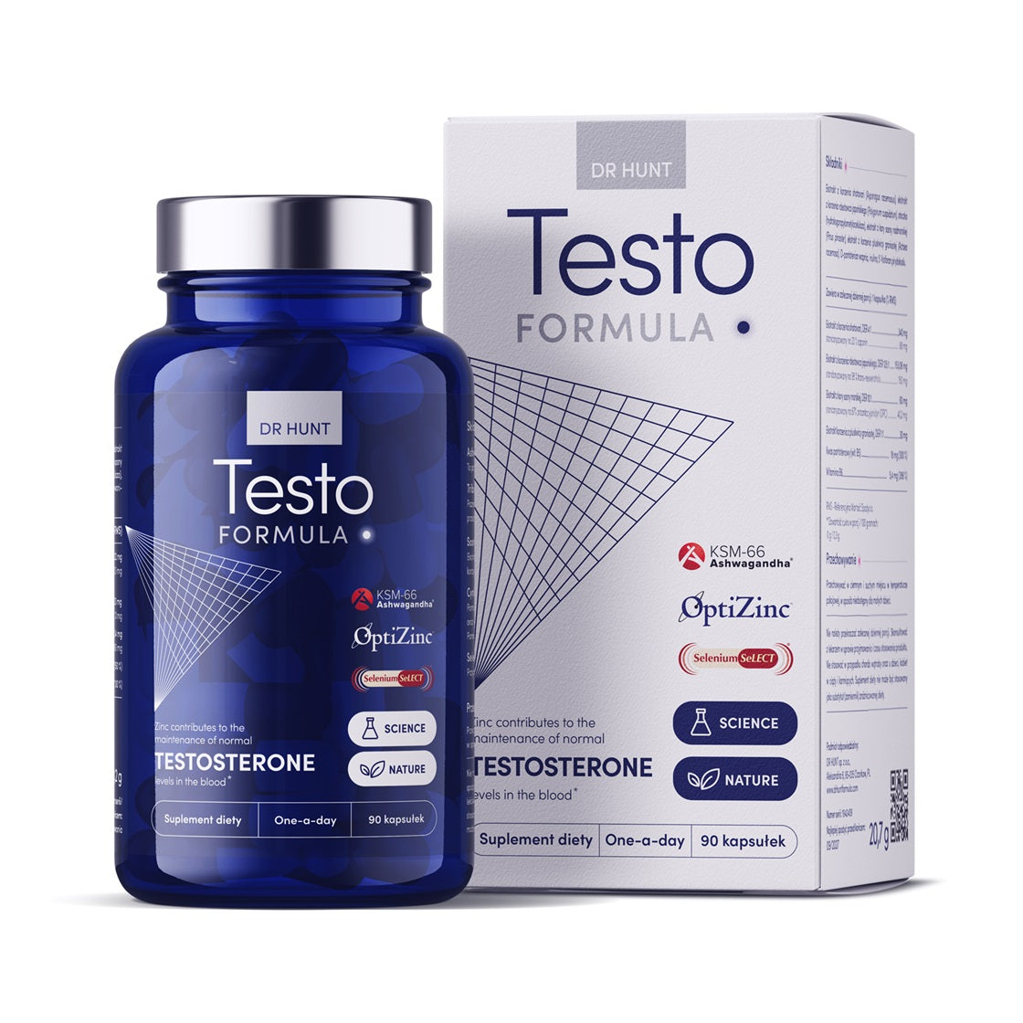 Dr Hunt Testo Formula – 90 kepurėlių