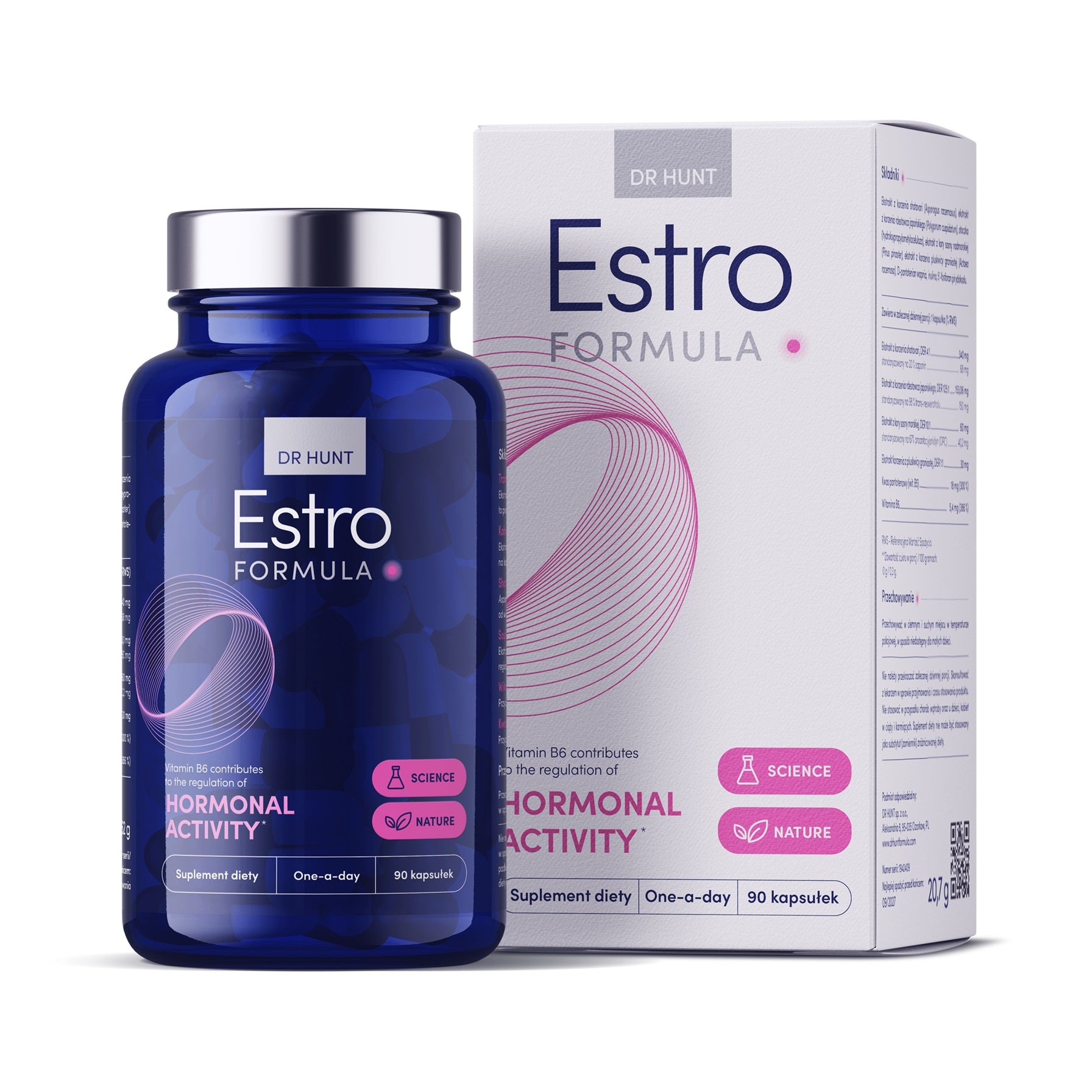 Dr Hunt Estro Formula - 90 kapsulių