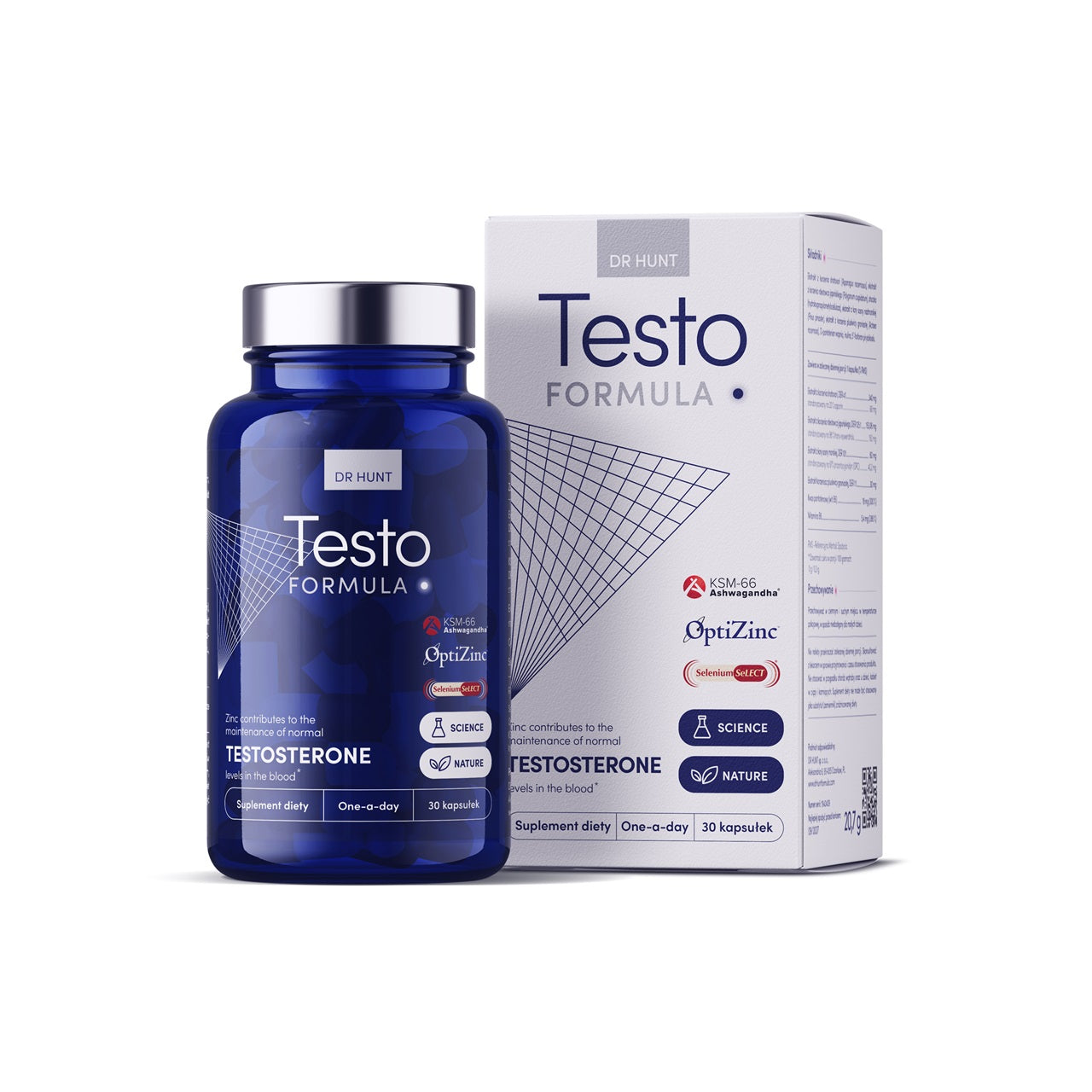 Dr Hunt Testo Formula – 30 kepurėlių