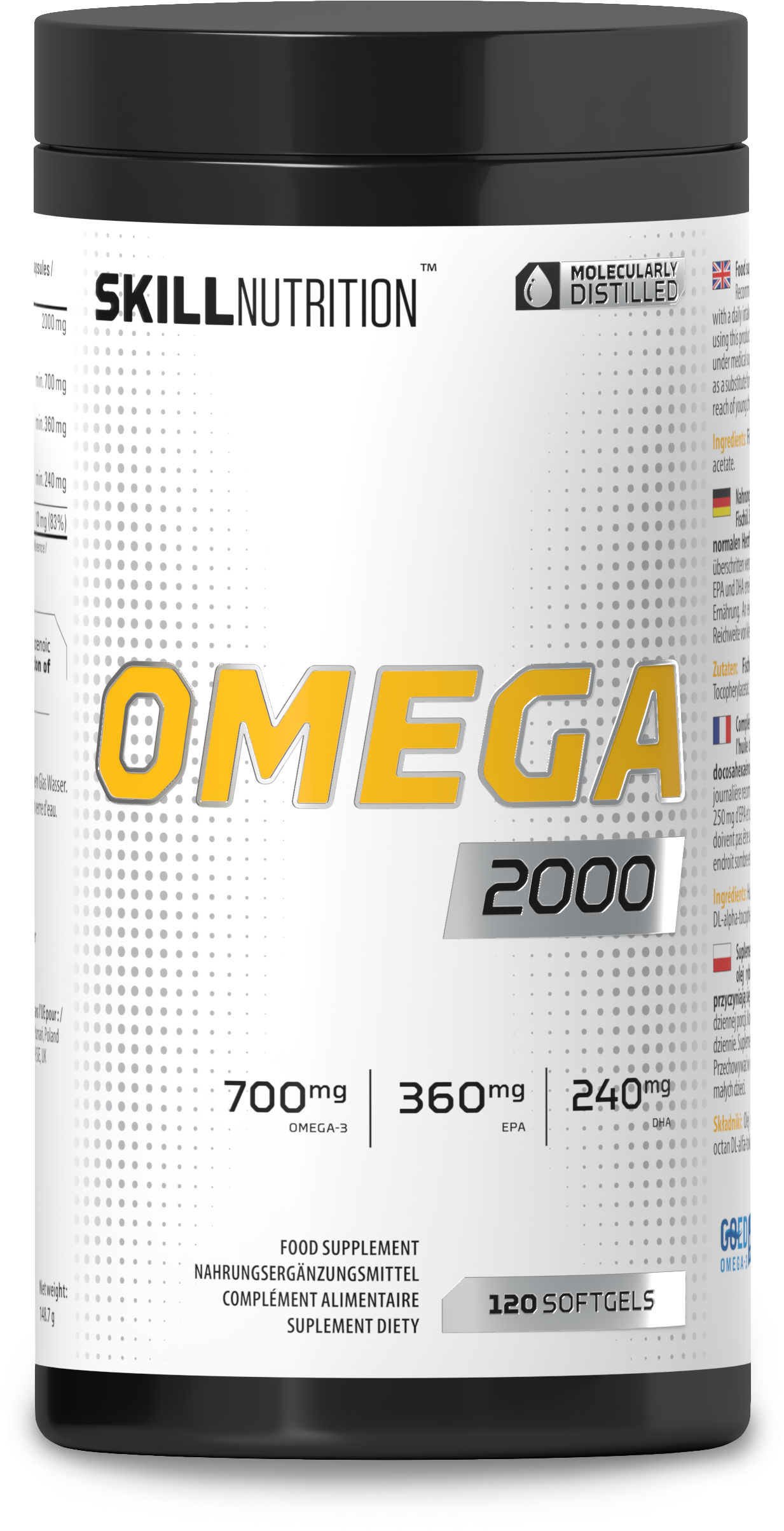 Skill Nutrition Omega 2000 – 120 kapsulių