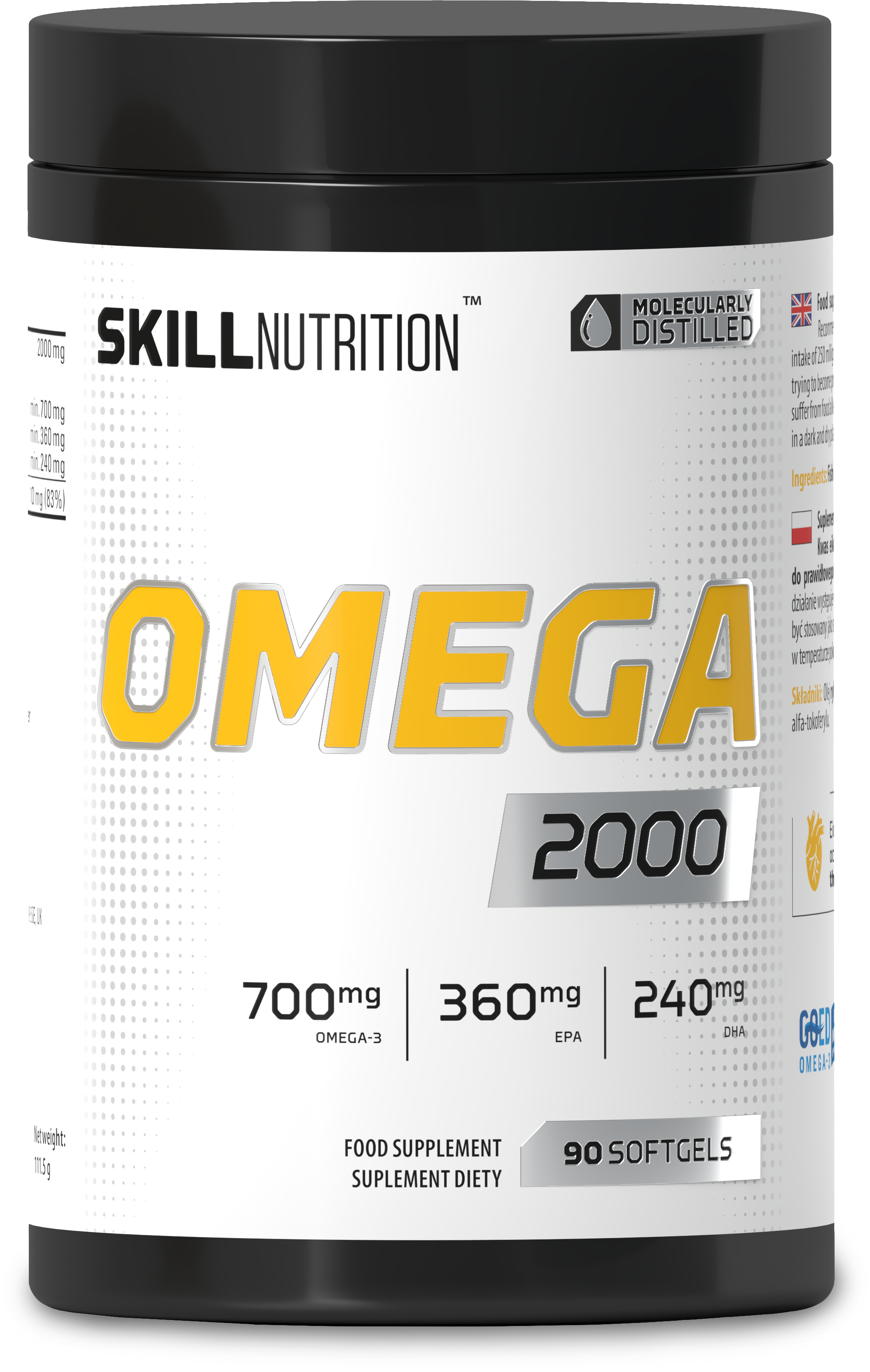 Skill Nutrition Omega 2000 – 90 kapsulių