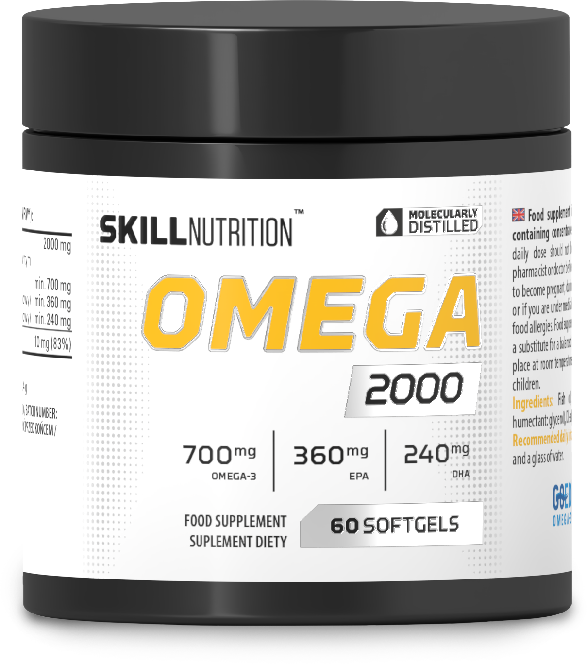 Skill Nutrition Omega 2000 – 60 kapsulių