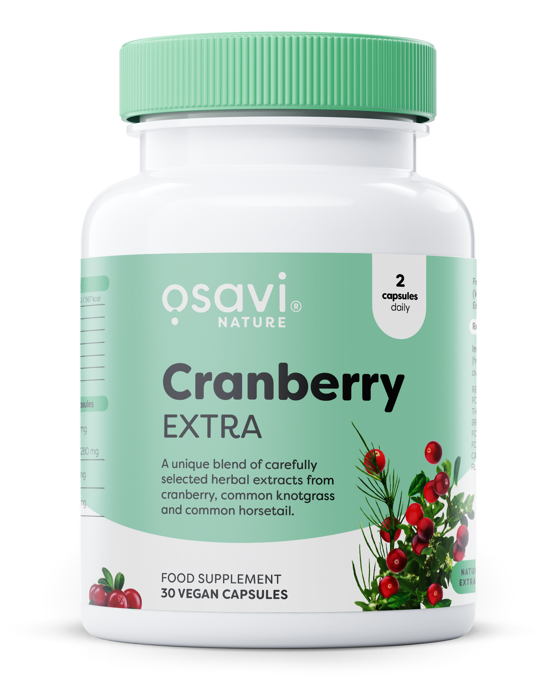 Produkto nuotrauka: Osavi Cranberry EXTRA - 30 vegan caps