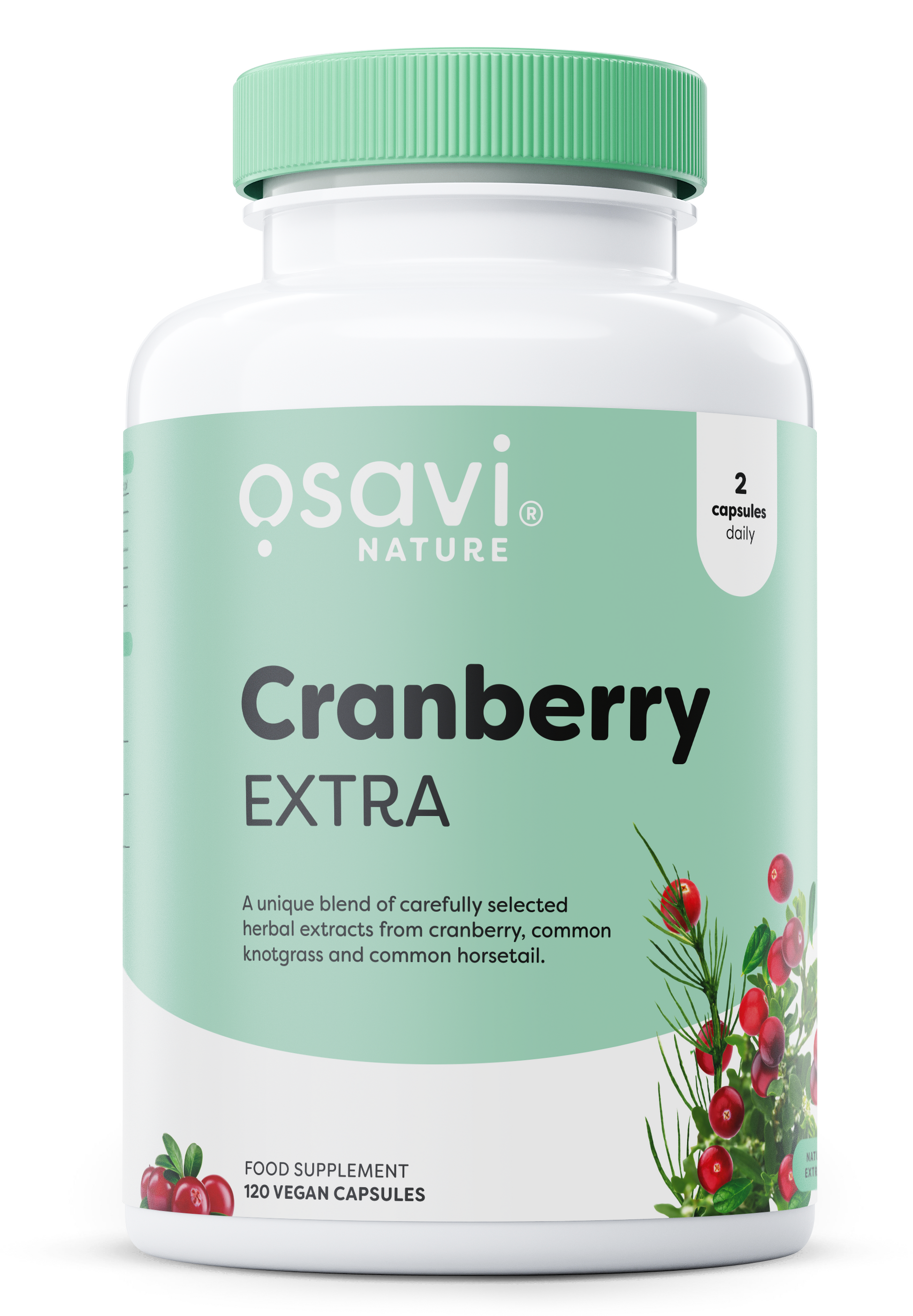 Produkto nuotrauka: Osavi Cranberry EXTRA - 120 vegan caps