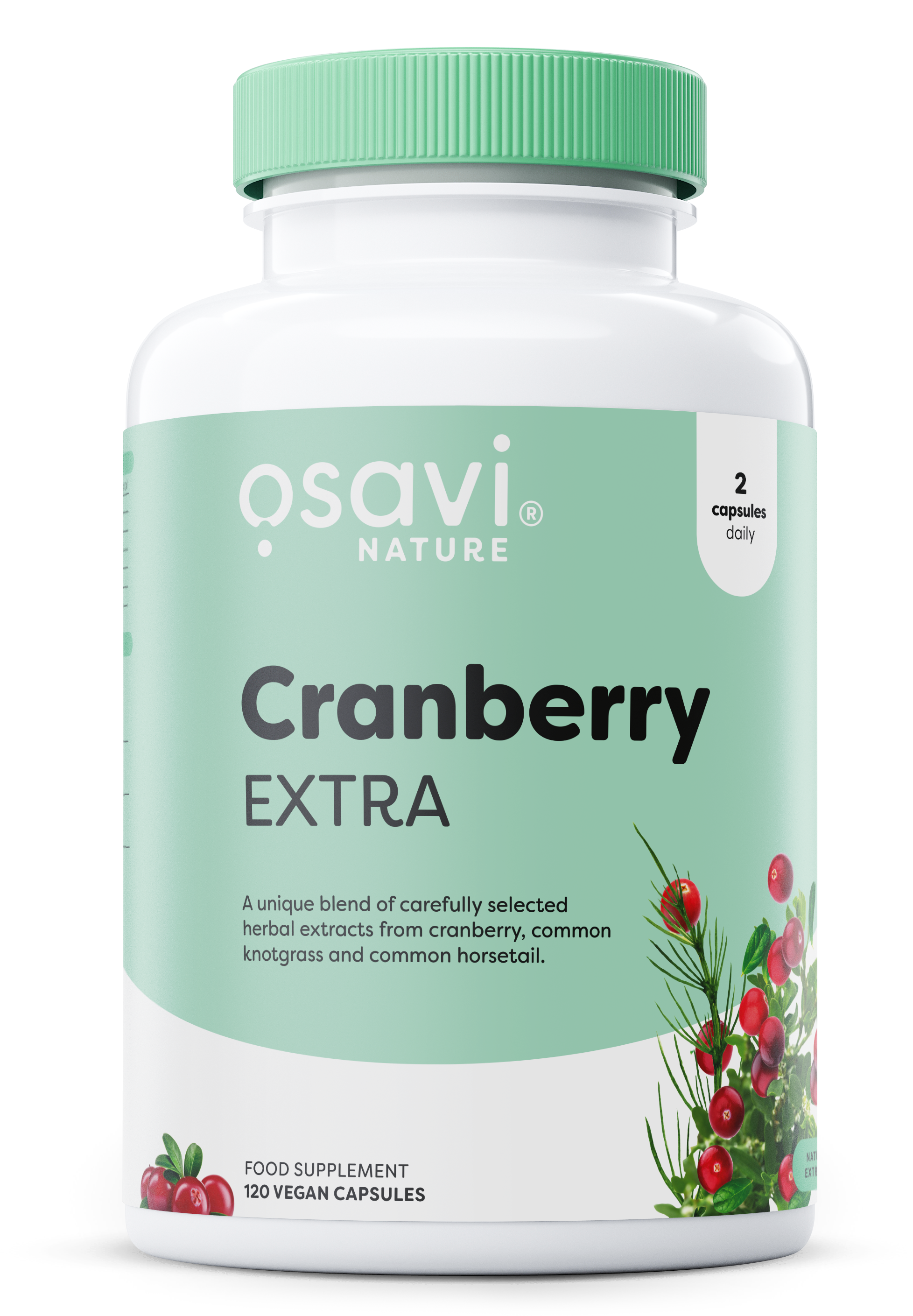 Produkto nuotrauka: Osavi Cranberry EXTRA - 120 vegan caps