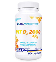 Allnutrition vitaminas D3 2000 + K2 – 60 kapsulių