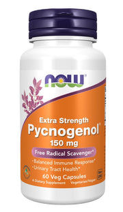 NOW Foods Pycnogenol, 150 mg ypač stiprus – 60 kapsulių