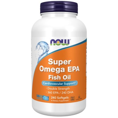 Produkto nuotrauka: NOW Foods Super Omega EPA Molecularly Distilled - 240 minkštųjų kapsulių