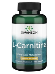Swanson L - karnitinas, 500 mg – 100 tablečių