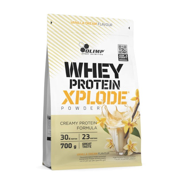 Olimp Nutrition išrūgų baltymai Xplode, Vanilla Dream - 700 g