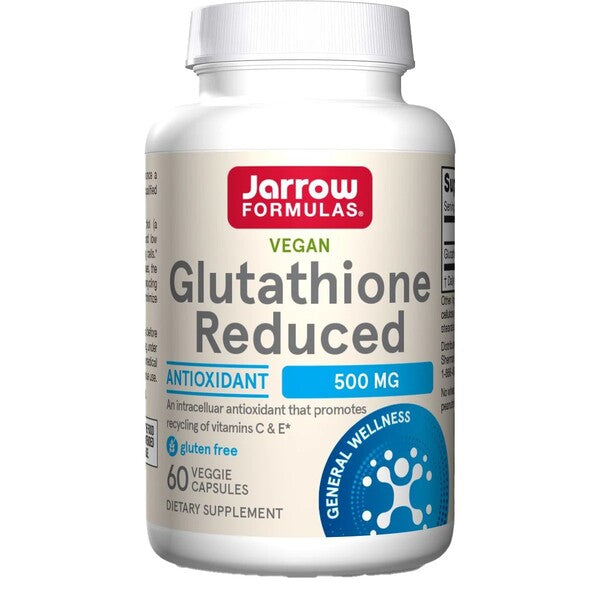 Jarrow Formulas sumažinto glutationo kiekio, 500 mg - 60 kapsulių