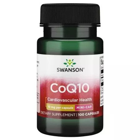Swanson CoQ10, 10 mg – 100 kapsulių