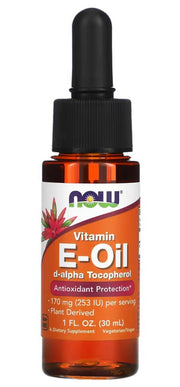 NOW Foods vitamino E aliejus – 30 ml.