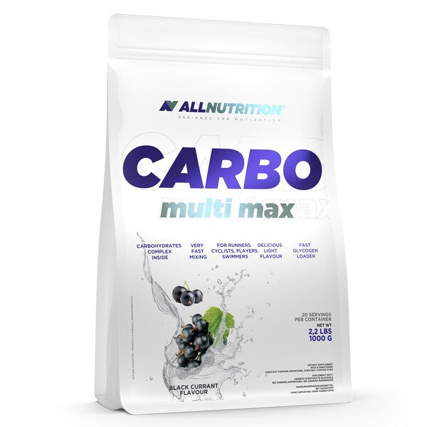 Allnutrition Carbo Multi Max, juodieji serbentai – 1000 g