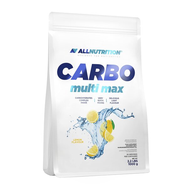Allnutrition Carbo Multi Max, citrinų skonio – 1000 g