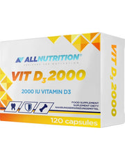 Allnutrition vitaminas D3 2000, 2000 TV – 120 kapsulių