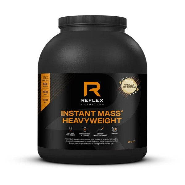 Reflex Nutrition Instant Mass Heavyweight vaniliniai ledai – 2000 g