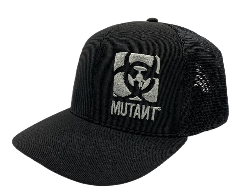 Mutant Mutant Fitted Flex kepuraitė, juoda ir sidabrinė – didelė/ypač didelė