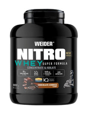 Weider Nitro Whey Super Formula, šokoladiniai sausainiai - 908g