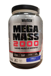 Weider Mega Mass 2000, Vanilė - 1500g