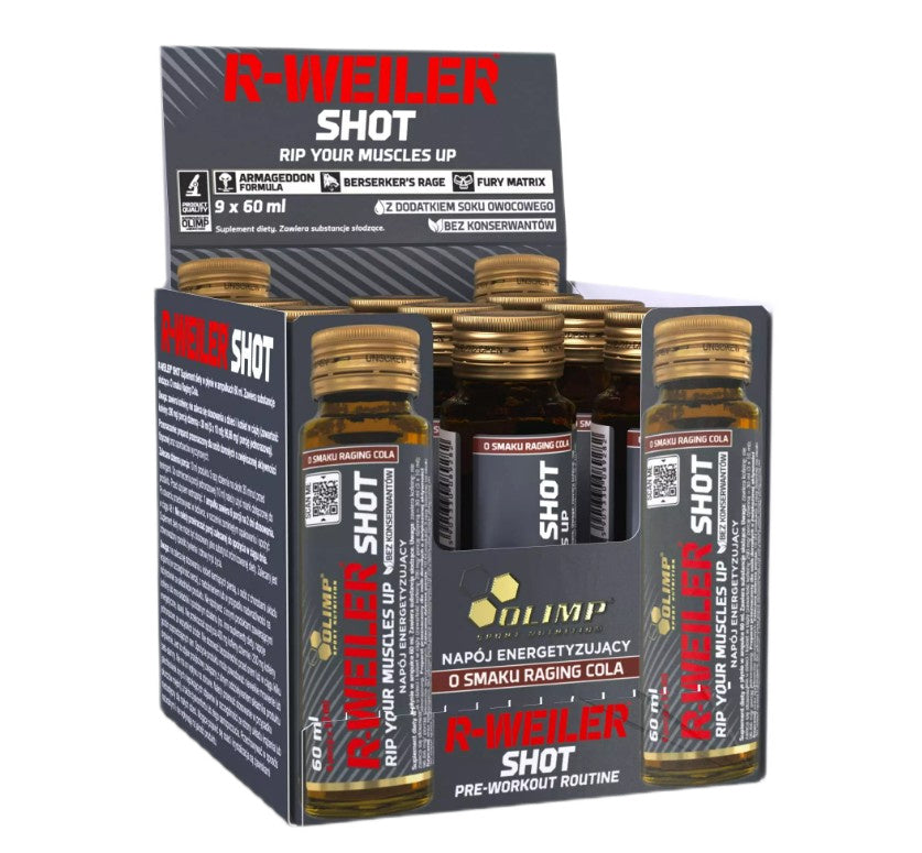 Olimp Nutrition R - Weiler Shot, Raging Cola - 9 x 60 ml.