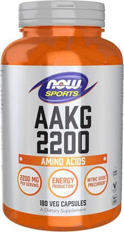 NOW Foods AAKG 2200 - 180 kapsulių