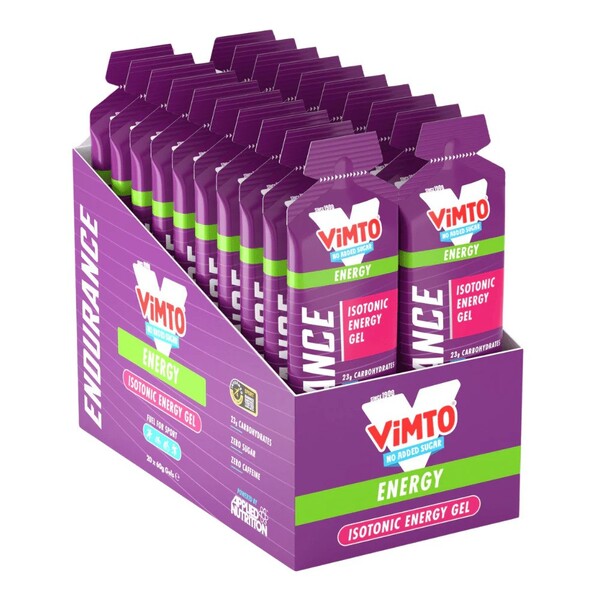 Applied Nutrition Endurance Energy izotoninis energijos gelis, Vimto – 20 x 60 g