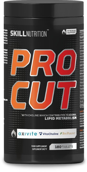 Skill Nutrition Pro Cut, riebalų apykaitos palaikymas – 180 tablečių