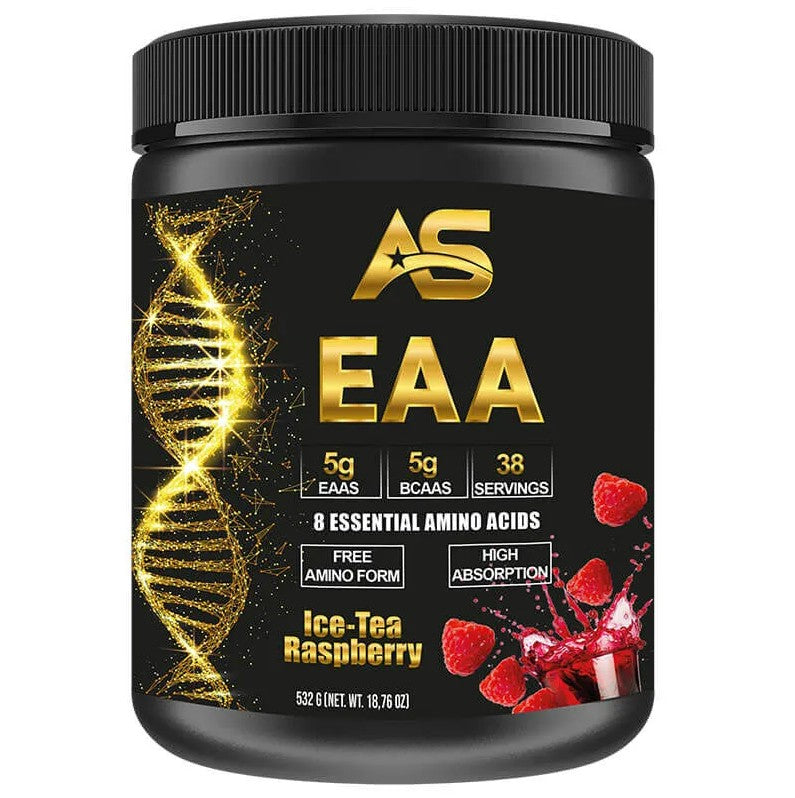 American Supps EAA, aviečių skonio ledinė arbata – 532 g