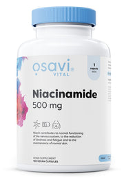 Produkto nuotrauka: Osavi Niacinamide, 500mg - 120 vegan caps