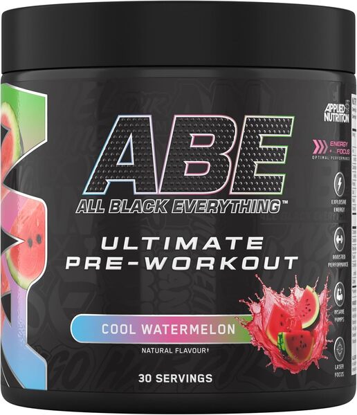 Applied Nutrition ABE – All Black Everything, gaivus arbūzas – 375 g