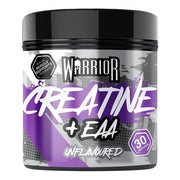 Warrior kreatinas + EAA, beskonis - 270 g