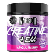 Warrior kreatinas + EAA, mišrios uogos - 270 g