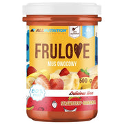 Allnutrition Frulove putėsiai, braškių ir bananų skonio – 500 g