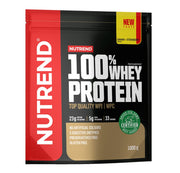 Nutrend 100% išrūgų baltymų milteliai, bananai ir braškės - 1000 g