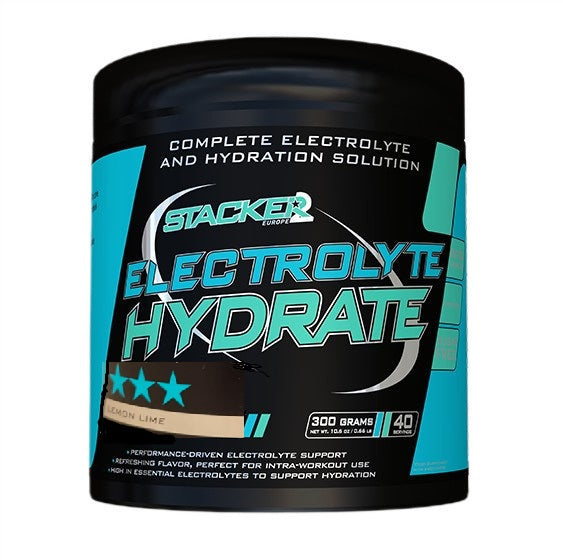 Stacker2 Europe elektrolitų hidratas, citrinų ir laimų skonio – 300 g