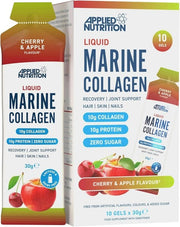 Applied Nutrition skystas jūrinis kolagenas, vyšnių ir obuolių skonio – 10 x 30 g