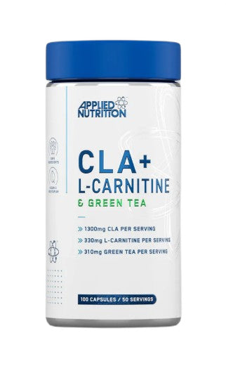 Applied Nutrition CLA + L - karnitinas ir žalioji arbata - 100 kapsulių