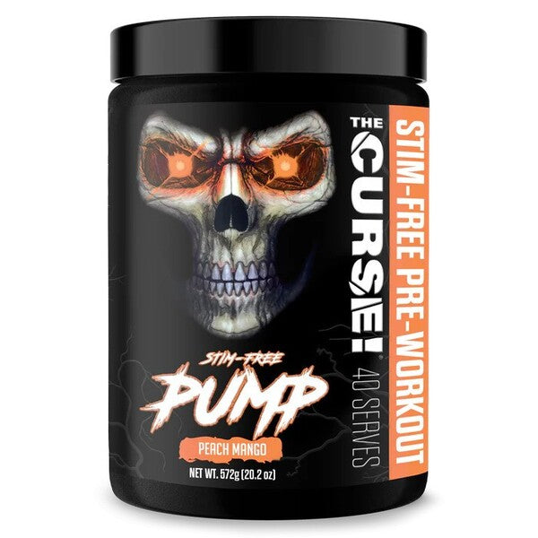 JNX Sports The Curse! Stimuliatorių neturintis pompinis gėrimas su persikų ir mangų skoniu – 572 g