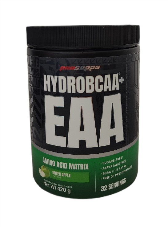 ProSupps HydroBCAA + EAA, žaliasis obuolys – 420 g