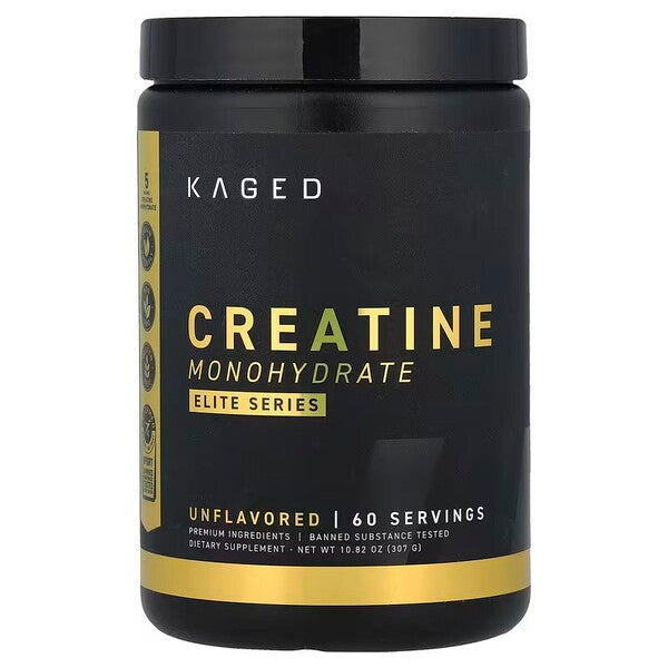 Kaged Muscle kreatino monohidratas – Elite serija, beskonis – 307 g