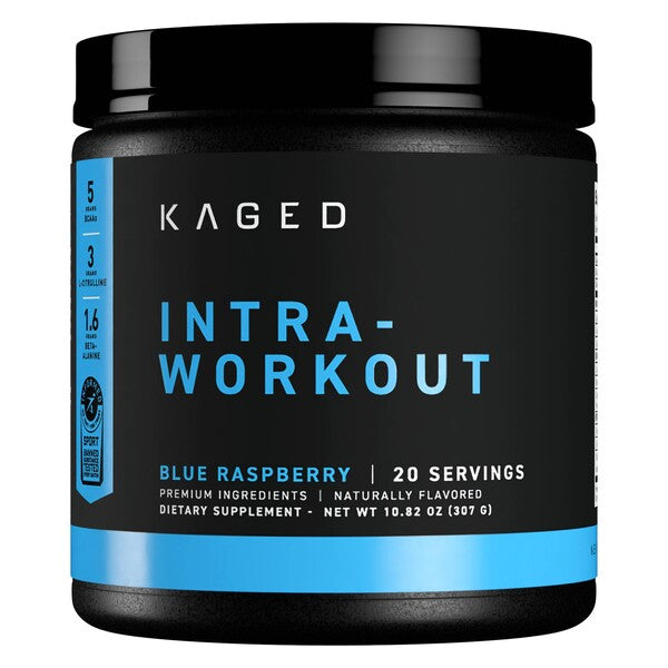 Kaged Muscle Intra - Workout papildas, mėlynosios avietės - 307 g