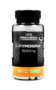 Holland & Barrett tiksliai sukonstruotas L - tirozinas, 500 mg – 50 kapsulių
