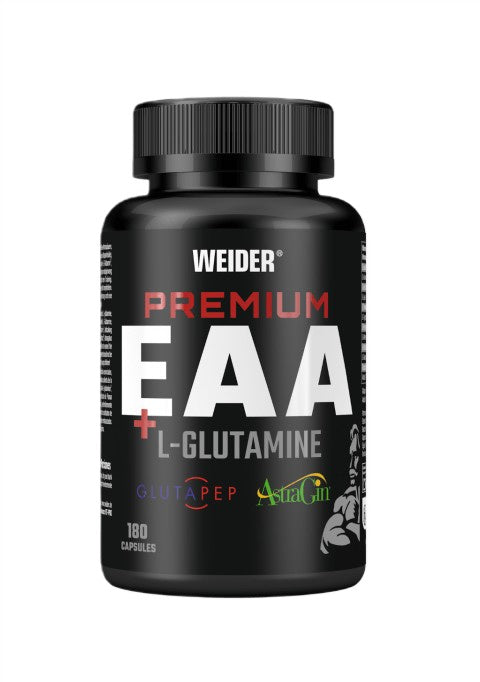 Weider Premium EAA + L - Glutaminas - 180 kaps