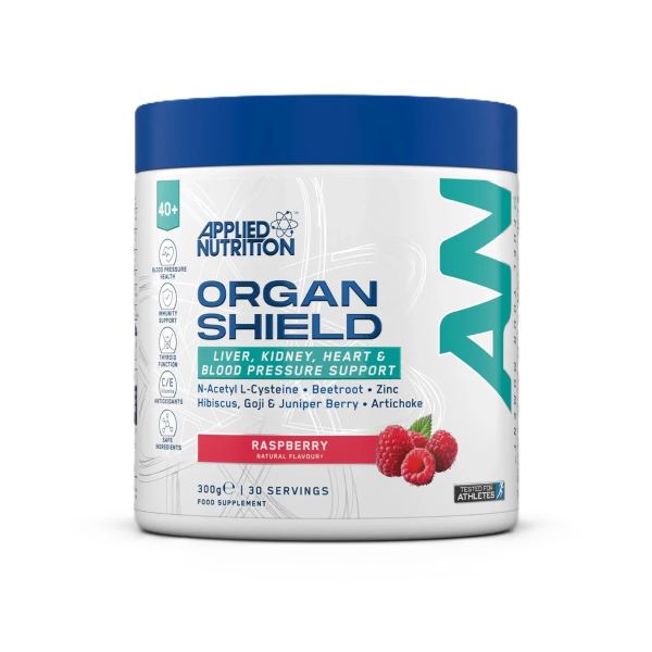 Applied Nutrition Agewell 40+ Organ Shield, aviečių skonio, 300 g