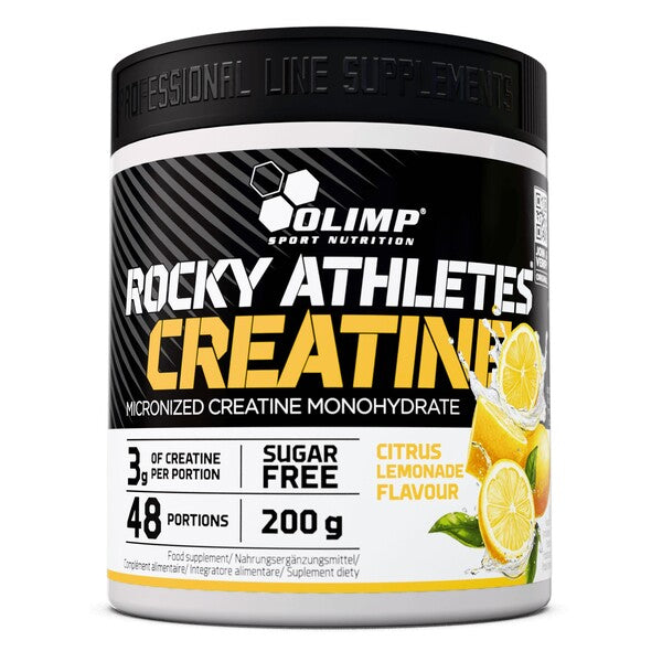 Olimp Nutrition Rocky Athletes kreatinas su citrusinių vaisių limonadu, 200 g