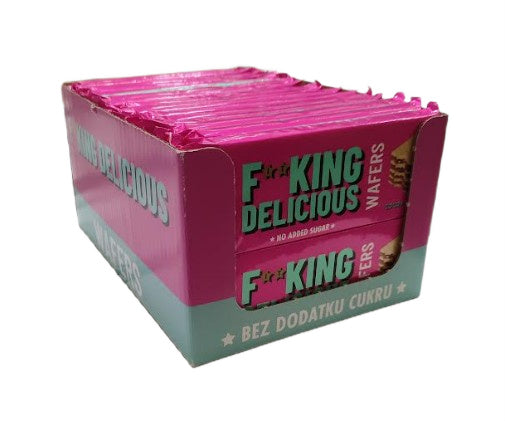 Allnutrition Fitking skanūs vafliai su kakava – 32 x 80 g