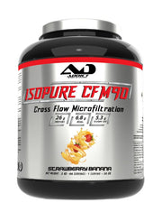 Addict Sport Nutrition Isopure CFM90, braškių ir bananų skonio – 2000 g